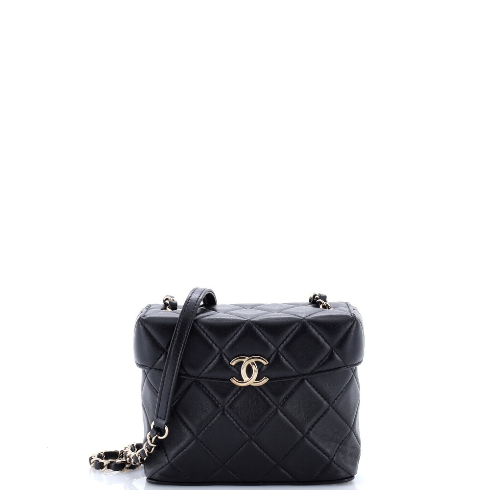 Chanel Mini CC Flap Box Vanity Case with Chain